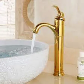Golden Bathroom Faucet